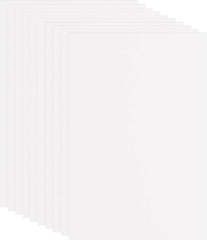 PATIKIL EVA Foam Sheet 10Pcs 12x8 Inch 2mm Thick White | Easy Cutting EVA Foam by PATIKIL