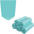 1.2 Gallon Biodegradable Trash Bags Small Trash Bags Unscented Garbage Bags Compostable Wastebasket Can Liners for Bathroom,Home, Office , Baby diaper(Emerald, 125 Count (Pack of 1))