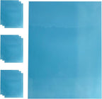 Transparent PVC Faux Leather Sheets, Glossy Waterproof Clear Vinyl Fabric - Image 2