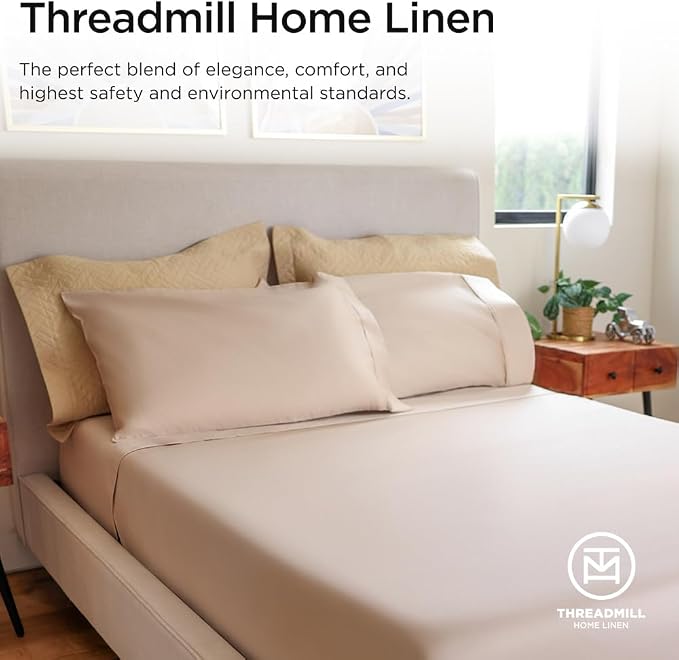 Threadmill Luxury 800 Thread Count Full Size 100% Cotton Sheets - Image 8