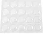 Tosnail 300 Pieces Epoxy Stickers, 1 Inch Round Clear Resin Sticker by Tosnail