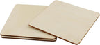 HOIGON 30 PCS Square Unfinished Wood Pieces, 6 x 6 Inch Blank Basswood Wooden - Image 4