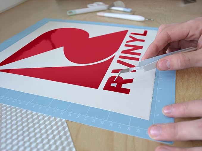 3M Cardinal Red Cast Adhesive Vinyl 12in x 5ft - Image 4