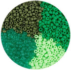 Pony Beads 1100 Pcs, Beads for Jewelry Making, Beads for Bracelets Making by anpiwshjo