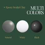 AB Epoxy Sculpt Clay, with Tools, 2 Part Modeling Compound 1 Pound | - Image 3