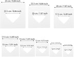 8 PCS Large Heart Stencil, Heart Stencils Different Sizes, Hearts Template - Image 3
