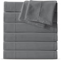 Maple&Stone Queen Flat Sheet 6 Pack, Premium Soft & Breathable, Brushed by MapleStone