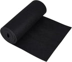 BENECREAT Black Felt Roll, 118x11.81 Inch Craft Felt Fabric Soft Fabric Sheets by BENECREAT