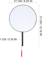 Healifty 10 Pcs Blank Round Hand Fans - Image 3