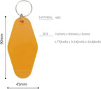 10pcs Blank Hotel Keychains Bulk Vintage Motel Keychain Vinyl HTV printing - Image 2