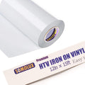 SOMOLUX HTV Matte White Iron on Vinyl Compatible by SOMOLUX
