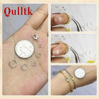1200 Pcs Jump Rings for Jewelry Making Supplies, Necklace Repair Kit - Image 4