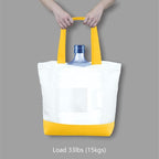 TOPDesign 1-Pack Super Strong Large 12oz Cotton Canvas Tote Bag, Reusable - Image 6