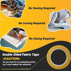 SWRT Double Sided Fabric Tape for Hem, Fashion Dress, Curtains – Heavy Duty - Image 4