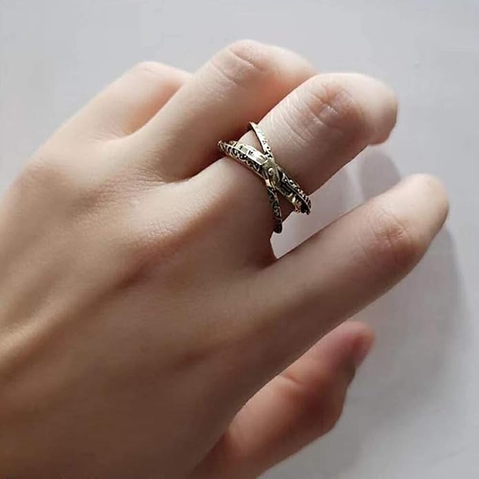 JAJAFOOK Astronomical Sphere Ball Deformation Ring Cosmic Finger Ring Lover - Image 7