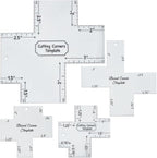 INFUNLY 4 Pcs Box Corner Template - Image 2