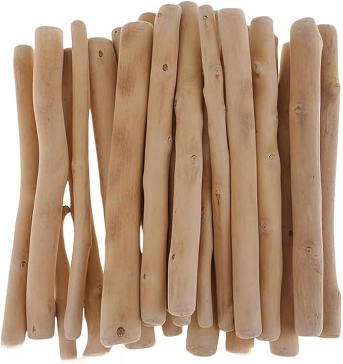 Prettyia Driftwood for Crafts, 7.78 Inch Long 0.7-1Inch in Diameter | Driftwood by Prettyia