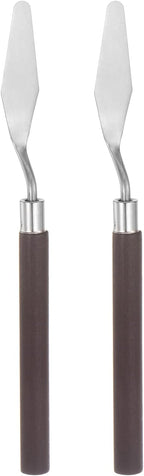 HARFINGTON 2pcs No.4 Palette Knives 15mm Width Stainless Steel Large Pointy by HARFINGTON