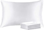BEDELITE Satin Pillowcase with Zipper 4 Pack, Super Soft and Cooling Similar to by BEDELITE
