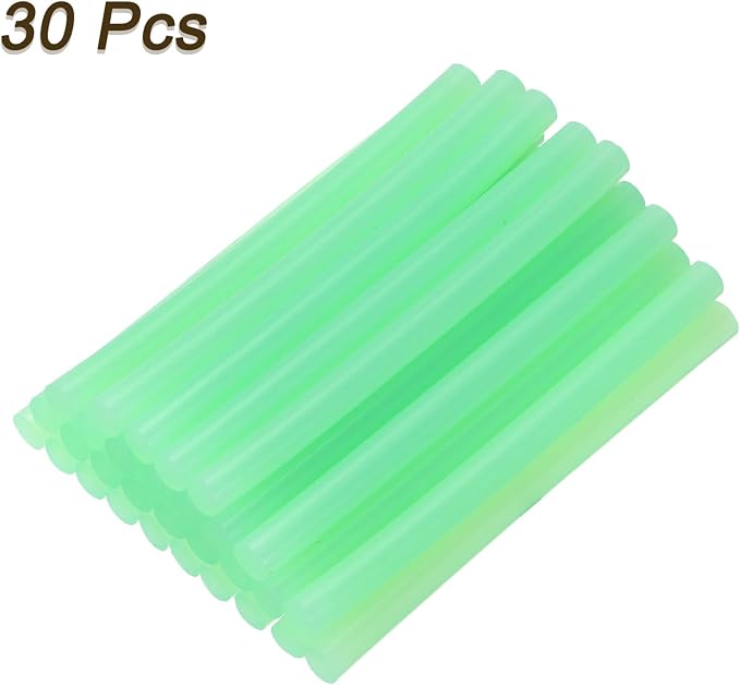 uxcell 30pcs 7mm x 100mm Mini Hot Glue Sticks - Image 3