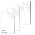 4 Pieces 1/8" Thick Acrylic Sheets, Plexiglass Sheets, Photo Frames by ADTDA