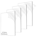 4 Pieces 1/8" Thick Acrylic Sheets, Plexiglass Sheets, Photo Frames by ADTDA