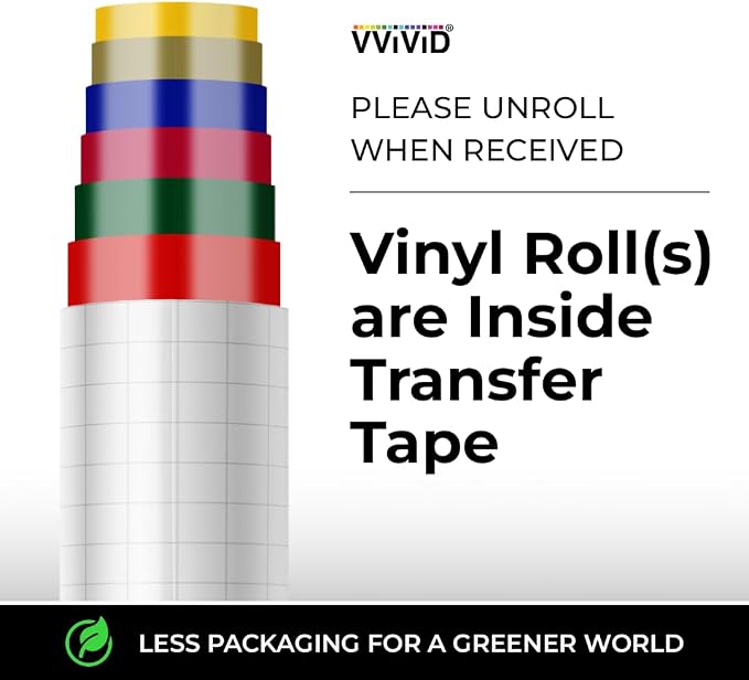 VViViD DECO65 Neon Fluorescent Green Permanent Adhesive Craft 12" x 4ft Vinyl - Image 2