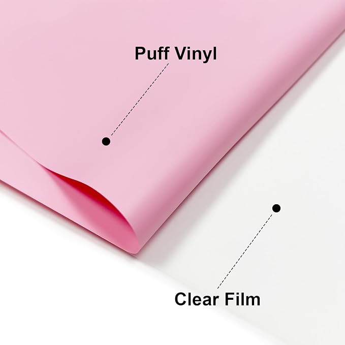 12" x 10" Iron-On 3D Puff Heat Transfer Vinyl Sheets - Image 5