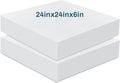 Frienda 2 Pack 6" x 24" x 24"Upholstery High Density Foam Cushion Replacement by Frienda