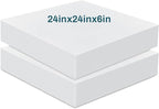 Frienda 2 Pack 6" x 24" x 24"Upholstery High Density Foam Cushion Replacement by Frienda