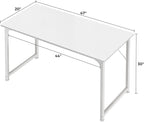 Huuger Computer Desk, 48 Inch Office Desk, Gaming Desk - Image 3