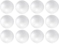 Crafjie Craft Foam Balls 2.75 Inches in Diameter 12-Pack, Smooth Polystyrenets by Crafjie