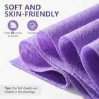 Lavender Felt Fabric 36'' X 36'', 1.4mm Large Felt Sheets Soft Durable Crafts - Image 3