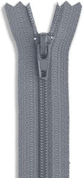 Nylon Coil Zipper 7 Inch Non-Separating Closed End – Dark Grey – Replacement by Metalandbrassco
