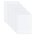 10 Pack of Acrylic Sheets 8x10-0.043" Thick Clear Extruded Plexiglass Sheets by Langaelex