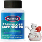 Muanxious Air Dry Clay Glaze — No-Tack High Gloss Waterproof Clear Varnish & by Unknown