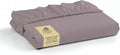 Linen Home 100% Cotton Percale Weave Fitted Sheet, Queen Size, Prelude Purple by LINENHOME