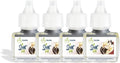 Scent Fill Vanilla Plug in Air Freshener, 4 Scented Oil Refills