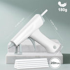 Cordless Hot Glue Gun, Fast Preheat, 2.6Ah Rechargeable Battery, Smart Auto - Image 2