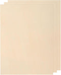 MECCANIXITY 3pcs Basswood Sheets 8 x 6 x 5/64 Inch Unfinished Wood Boards by MECCANIXITY