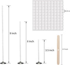 buluker 150Pcs Functional Smokeless Candle Wicks - Image 2