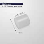 ASA 1.75 inch x 1.75 inch. All Purpose Clear Hot Melt Glue Sticks - Image 5