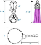 Selizo 100Pcs Key Chain Rings Bulk - Image 5