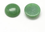 FASHEWELRY 50Pcs Natural White Jade Cabochons Flat Back Gemstone Cabochons Half - Image 2