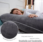 60 Inch Pregnancy Pillow for Sleeping, Extra Large U Shaped Body Pillow - Image 3