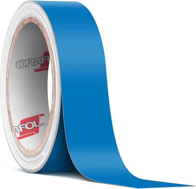 ORACAL 651 Matte Sky Blue Permanent Vinyl Tape Roll – Premium Adhesive Film by Orafol