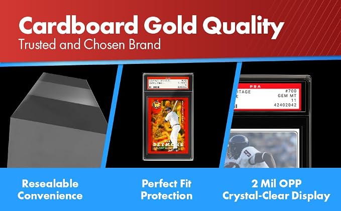 Cardboard Gold PSA Slab Sleeves - Image 4