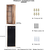 Freezing point Shadow Box Frame 5x12.5 Flower Shadow Box Pin Display Case - Image 6