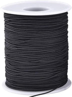 LUSTEMBER Elastic String for Bracelets, 1 mm x 110 Yards Sturdy Stretchy by LUSTEMBER