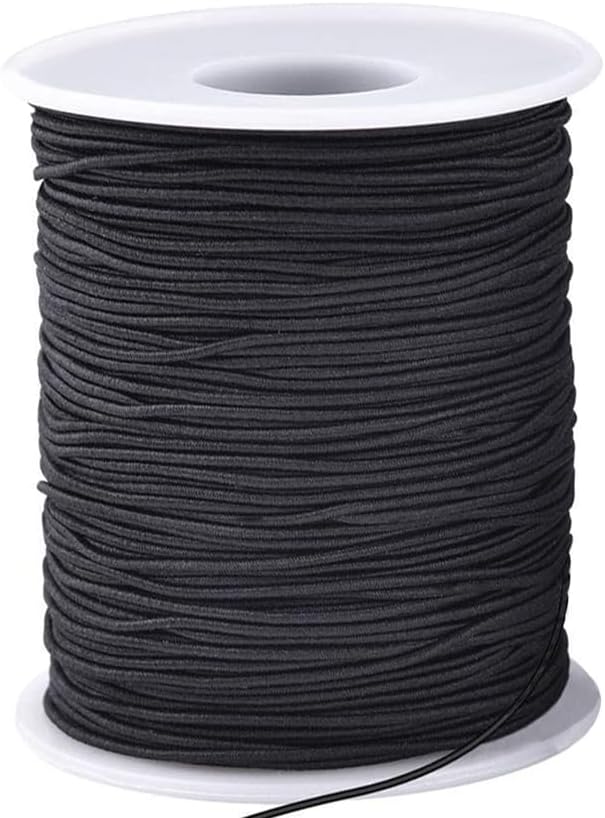 LUSTEMBER Elastic String for Bracelets, 1 mm x 110 Yards Sturdy Stretchy by LUSTEMBER